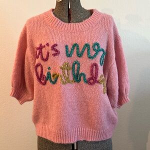 BiBi Pink Birthday Sweater